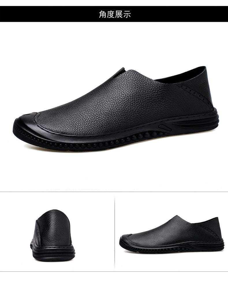 Men's Loafer Shoes Casual Walking Slip On Loafers Leather Shoes | 2219