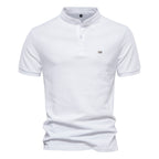 Herren Casual Stehkragen Kurzarm Hochwertiges Sommer Polo T-Shirt | PL205 