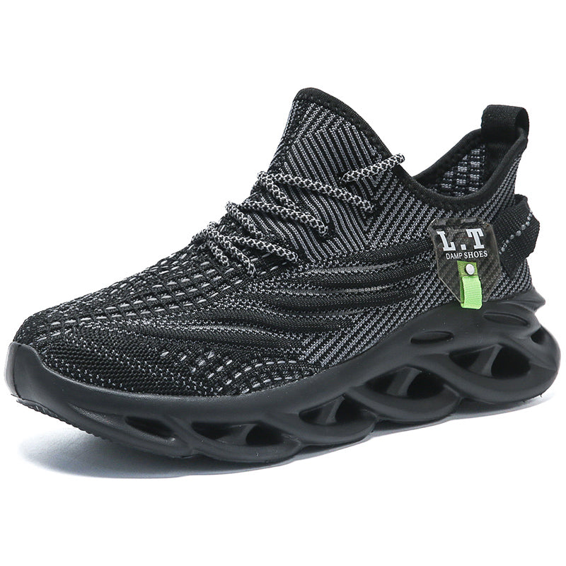 Virale TikTok Herren-Sportschuhe zum Laufen und Schnüren 2024 Trendy Casual Twist Sole Ultraleichte strukturierte Sneakers Bequeme Schuhe | 2206 