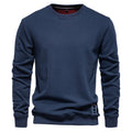 Winterdicker Pullover mit Rundhalsausschnitt, einfarbig, langärmelig, warm, schmaler Pullover | HD156 