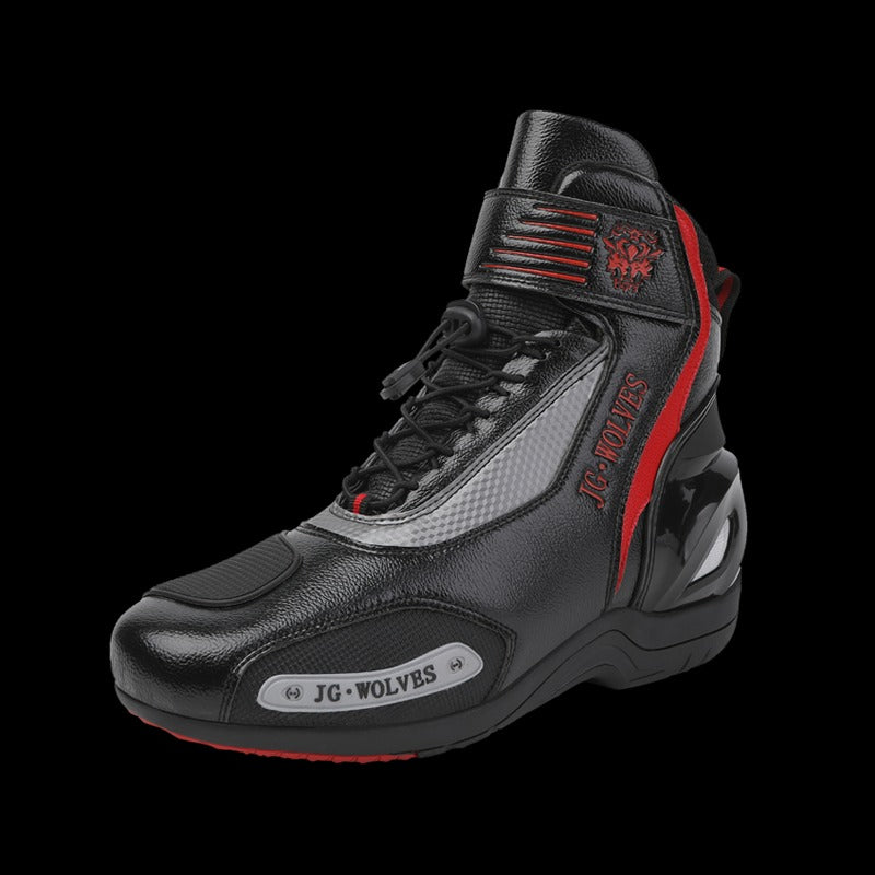 Designer Offroad Racing Motocross Stiefel Wasserdichte, rutschfeste, atmungsaktive Leder-Motorradschuhe | D98 