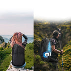 SenmiCool Luftkühlung 30L Outdoor-Rucksack Halbleiterkühlung für Wandern Sportreisen Bergsteigen