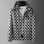 Herren Bomberjacke Jogging Kapuzenmantel Streetwear Slim Casual Dünne Jacke | D208-JK83001 