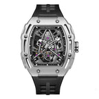 Luxuriöse mechanische Herrenarmbanduhr mit Saphirglas, wasserdicht, Automatikuhr | 6650 