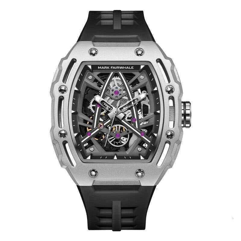 Luxuriöse mechanische Herrenarmbanduhr mit Saphirglas, wasserdicht, Automatikuhr | 6650 