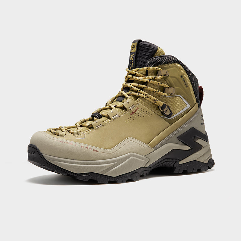 KAI LAS MT5-GTX Mid Hiking Shoes | Men's Waterproof Leather Trekking Boots | Non-Slip Outdoor Trail Footwear | 2533