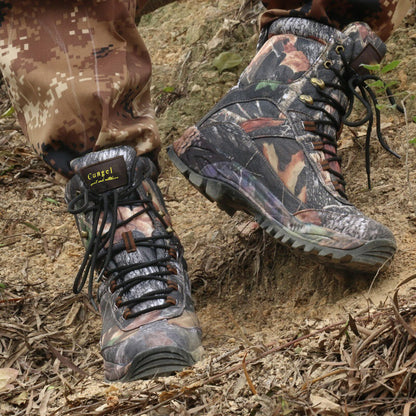 Bottes d'entraînement camouflage à fermeture éclair latérale pour hommes | Q3