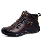 Herren Desert Leder Wanderstiefel Wasserdicht Geeignet Sicherheit Robuste Desert Boots | 999 