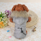 Haustierkleidung Winter Puffermantel Luxus Baumwolle Leichte warme Daunenjacke Hund Zweibein Baumwollanzug Haustierkleidung | 