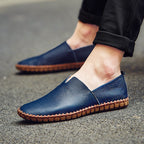 Handgefertigte Gommino Penny Loafer für Herren – Leichte Leder-Fahrerschuhe | Lässige Slip-On-Flats | 955 
