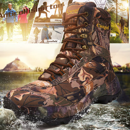 Bottes d'entraînement camouflage à fermeture éclair latérale pour hommes | Q3