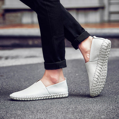 Handgefertigte Gommino Penny Loafer für Herren – Leichte Leder-Fahrerschuhe | Lässige Slip-On-Flats | 955 