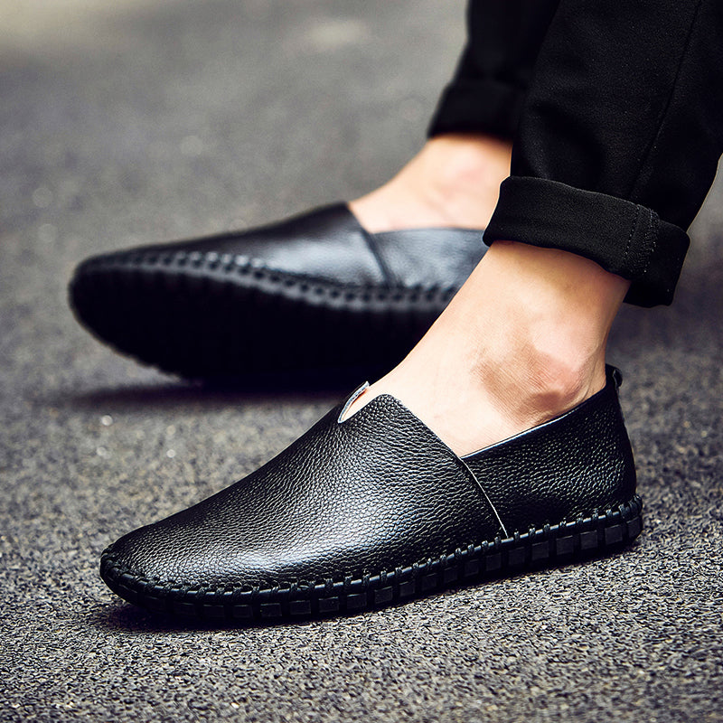 Handgefertigte Gommino Penny Loafer für Herren – Leichte Leder-Fahrerschuhe | Lässige Slip-On-Flats | 955 
