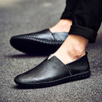 Handgefertigte Gommino Penny Loafer für Herren – Leichte Leder-Fahrerschuhe | Lässige Slip-On-Flats | 955 