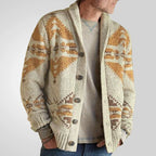 Herren Wind Jacquard Strickpullover Langarm Oberbekleidung Jacke Top | SY0052 