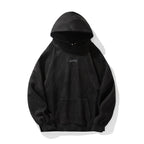 Unisex Kapuzenpullover aus schwerem Wildleder im Retro-Stil im amerikanischen Stil für Herbst und Winter | Locker sitzender Hoodie | L3848 