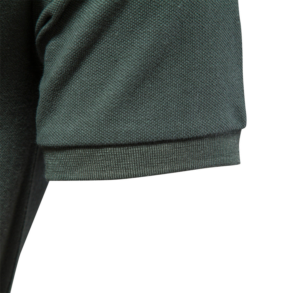 Herren Casual Stehkragen Kurzarm Hochwertiges Sommer Polo T-Shirt | PL205 