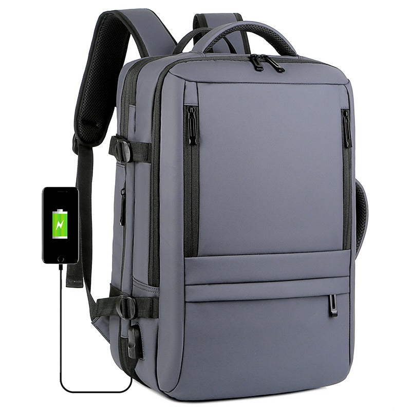 Multifunktions-Anti-Diebstahl-Smart-Laptop-Rucksack mit großer Kapazität und USB-Ladeanschlusstasche 