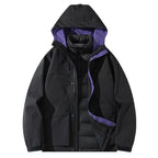 Senbo All-Weather 3-in-1 Waterproof Jacket | 5000mm Breathable Trekking Coat with Detachable Down Layer | Unisex Outdoor Protection | 8316