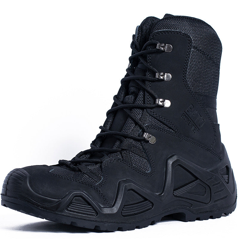 JLXY Tactical Desert Combat Boots | Waterproof Insulated Winter Hiking Boots | High-Top Outdoor Military Footwear | LW