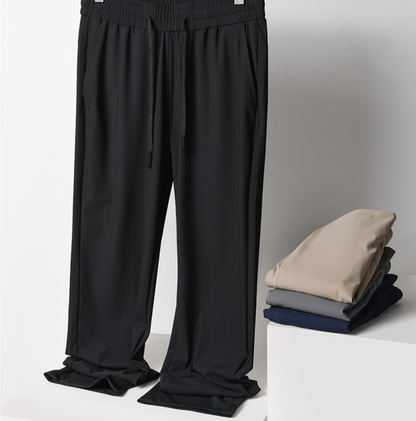 Schnelltrocknende Sommer-Jogginghose aus Eisseide für Herren | Leichte, atmungsaktive Aktivhose mit geradem Bein | L19-6601 