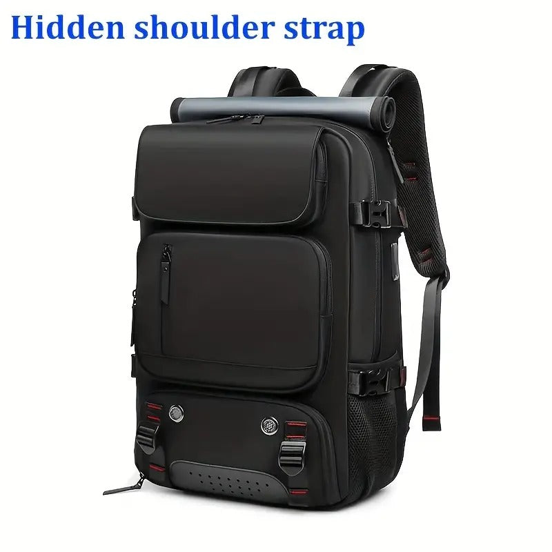 Professional Backpack Spacious Travel Rucksack Shoe Compartment Water-Resistant Outdoors Hiking Camping Bag Multiple Pockets & Padded Shoulder Straps | 7798