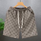 Herren Polyester Casual Shorts mit Taschen Sommer Strand Bedruckte Shorts | Hk081 