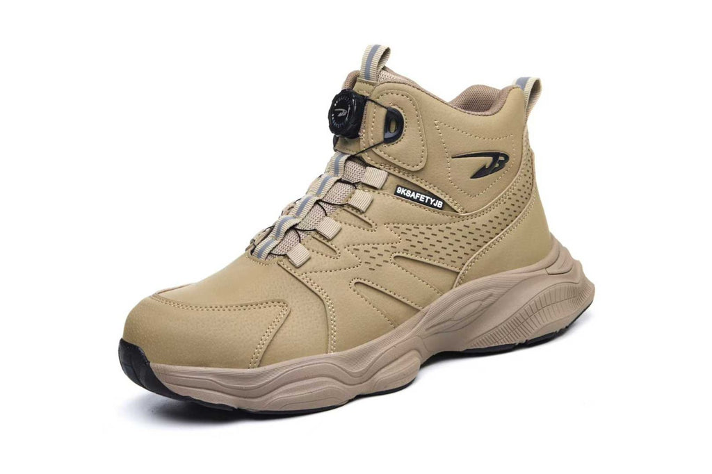 Men's Steel Toe Winter Safety Shoes Microfiber Leather Boots Anti-Smash Non-Slip Work Shoes | 7926