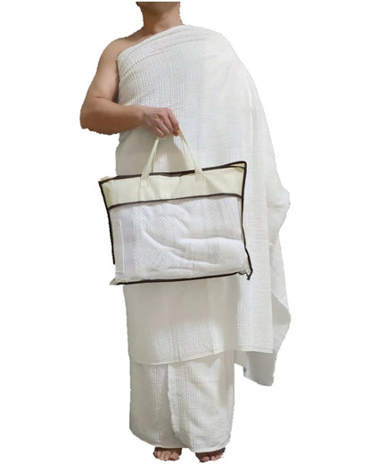 Men's Cotton Ihram Set For Hajj And Umrah, Hajj Towel Ihram Set | IH-001