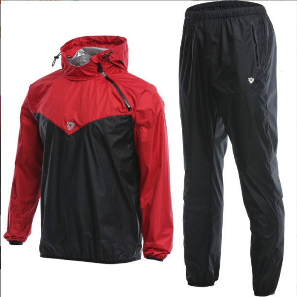 Hochwertiger Saunaanzug für Herren, Saunajacke, Hose, Trainingsanzüge fürs Fitnessstudio | TC2882 