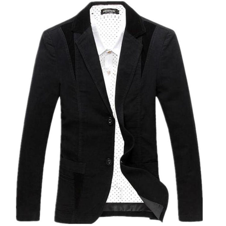 Blazer da uomo casual oversize cappotto alla moda manica lunga blazer slim fit giacca da abito | 8012 