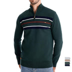 Winter-Rollkragenpullover aus Baumwolle mit Stehkragen, gerippter Business-Streifen für Herren | SW155 