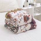 Gewebte Baumwoll-Überwurfdecke, moderne Schlichtheit, Tagesdecke und Sofadecke | YENLN05 