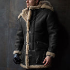 Herren Winter Lässig Warm Dick Parka Oberbekleidung Plus Size Pelzjacke Mäntel | 3258# 