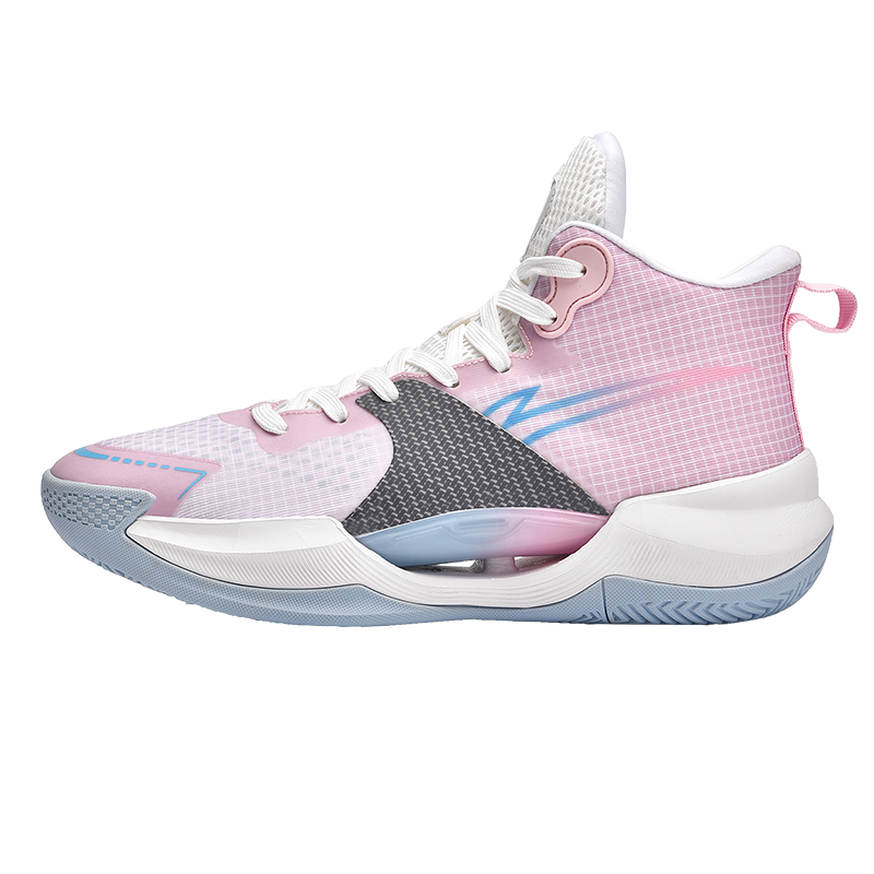 Leuchtende High-Top-Basketballschuhe für Herren, ultraleichte Winter-Mesh-Trainings- und Freizeit-Sneaker | 8012