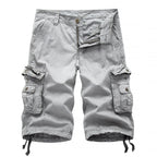 Übergröße Herren Cargo Combat Shorts Baumwolle Vielseitige Halbhose Twill Knie 3/4 Short Große Größe Taille von 36" - 48" | A082