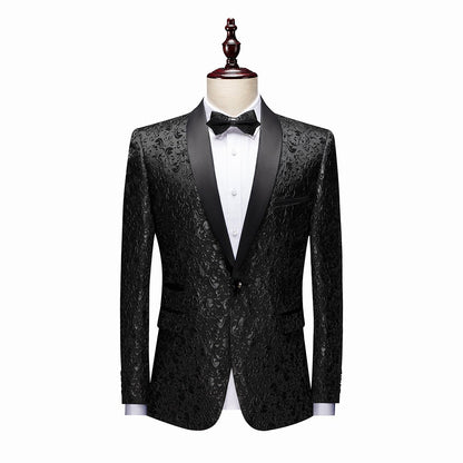 Uomo Jacquard Abiti da sposa di lusso Giacche Smoking Banchetto Jacquard Blazer | 666 