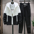 Herren Trainingsanzug Jogging Set 2-teilig Gym Fitness Winddicht Sweat Suit Jacken Set | TZ7801 