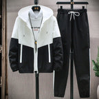 Herren Trainingsanzug Jogging Set 2-teilig Gym Fitness Winddicht Sweat Suit Jacken Set | TZ7801 