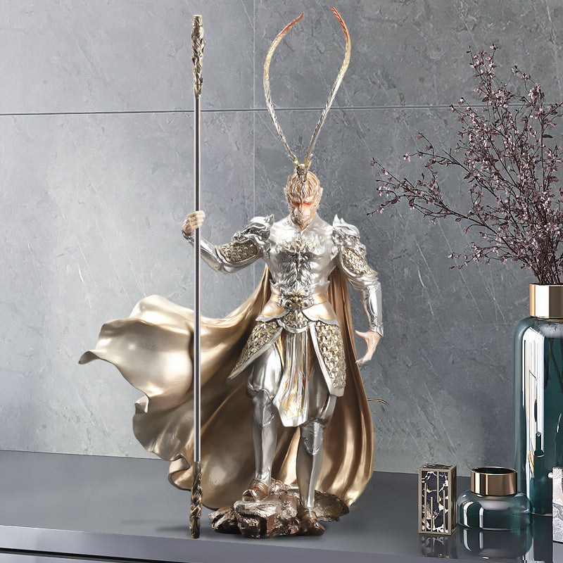 High Quality Sun Wukong Victorious Fighting Buddha Resin Figurine Home Décor | zls000108