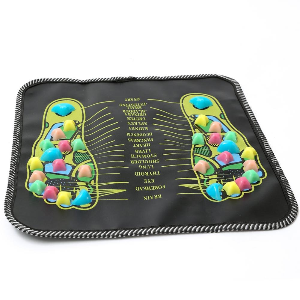 Bequemes Fußreflexzonenmassage-Pad, Walk Stone, quadratisches Fußmassagekissen zur Entspannung bei Körperschmerzen, Gesundheitspflege | 3535 