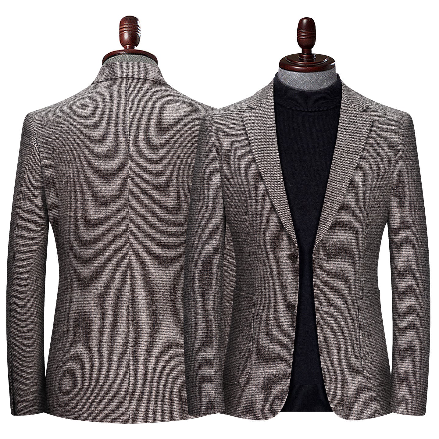 Men's Wool Blend Suit Blazer | 2025 Autumn Winter Premium Business Suit Jacket | Mid-Weight Formal Office Wear | 2513-398