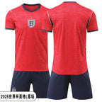 2026 England National Team Kids Soccer Jersey Set | World Cup Training & Match Football Kit for Boys & Girls Outfit Set | YGL2026