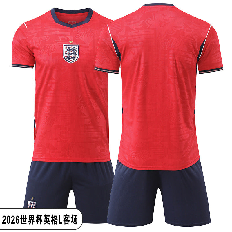 2026 England National Team Kids Soccer Jersey Set | World Cup Training & Match Football Kit for Boys & Girls Outfit Set | YGL2026