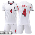 2026 England National Team Kids Soccer Jersey Set | World Cup Training & Match Football Kit for Boys & Girls Outfit Set | YGL2026