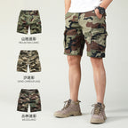 Herren-Bermuda-Cargo-Shorts Camouflage Multi-Pocket Combat Shorts | 206 