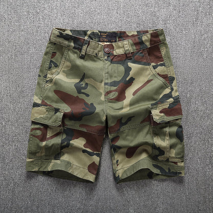 Bermuda Cargo Shorts Uomo Camouflage Multi-Pocket Combat Shorts | 206 