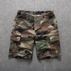 Herren-Bermuda-Cargo-Shorts Camouflage Multi-Pocket Combat Shorts | 206 