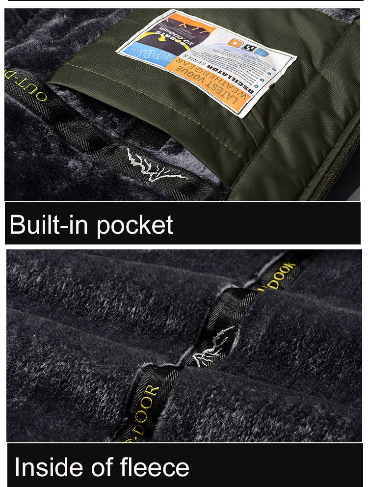 Herren Winter Skijacke Outdoor Wandern Snowboarden Camping Warme Fleece Heizung Windbreaker Jacke | 828