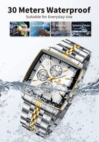 Herrenuhren Quarz Luxus Business Leuchtzeiger Wasserdichte Uhr | RD81100M 